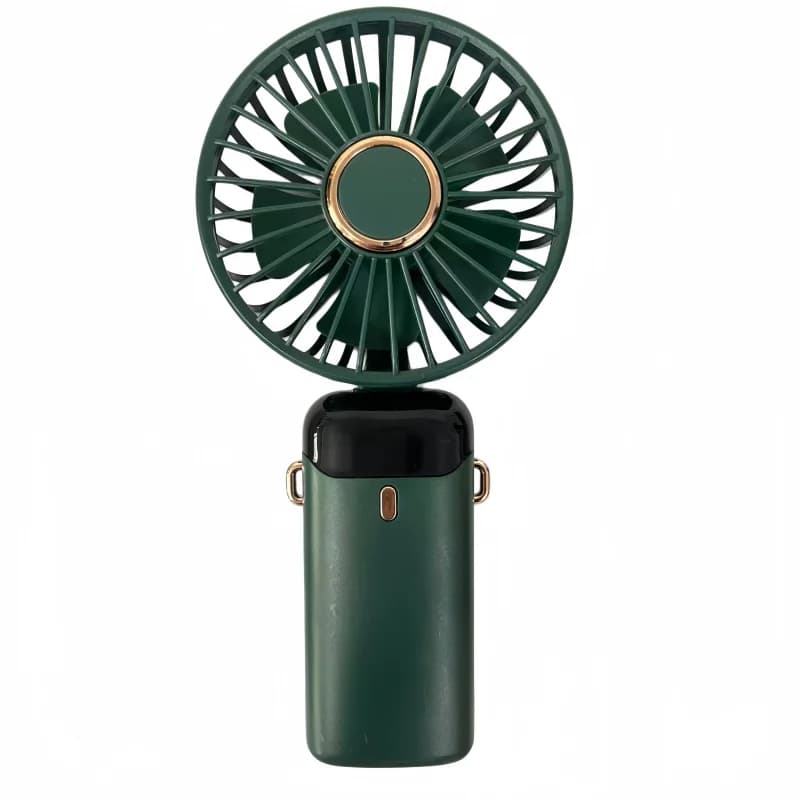Handheld USB Mini Fan Rechargeable Foldable Portable Fan with Digital Display — image 7