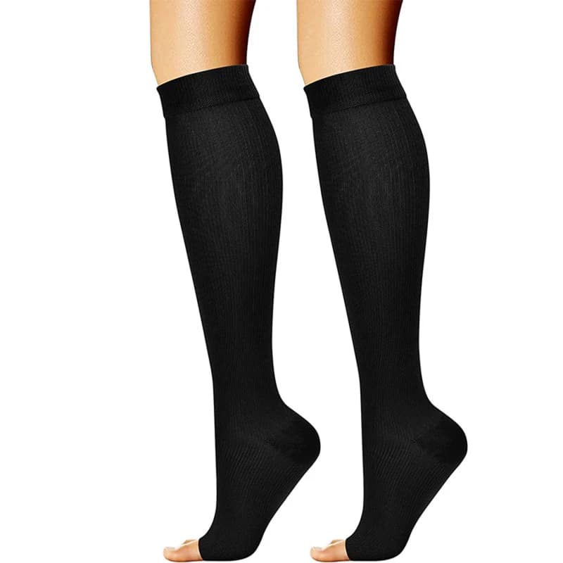 Unisex Knee High Compression Stockings Graduated Pressure — image 6