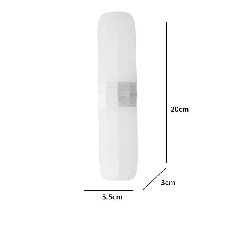 Portable Toothbrush Toothpaste Holder Case Travel Camping Storage Box — image 9