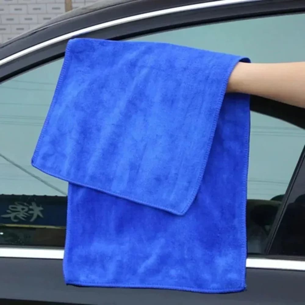 Microfibre Towels Set for Car Wash Drying Auto Detailing Cleaning Polishing — image 2