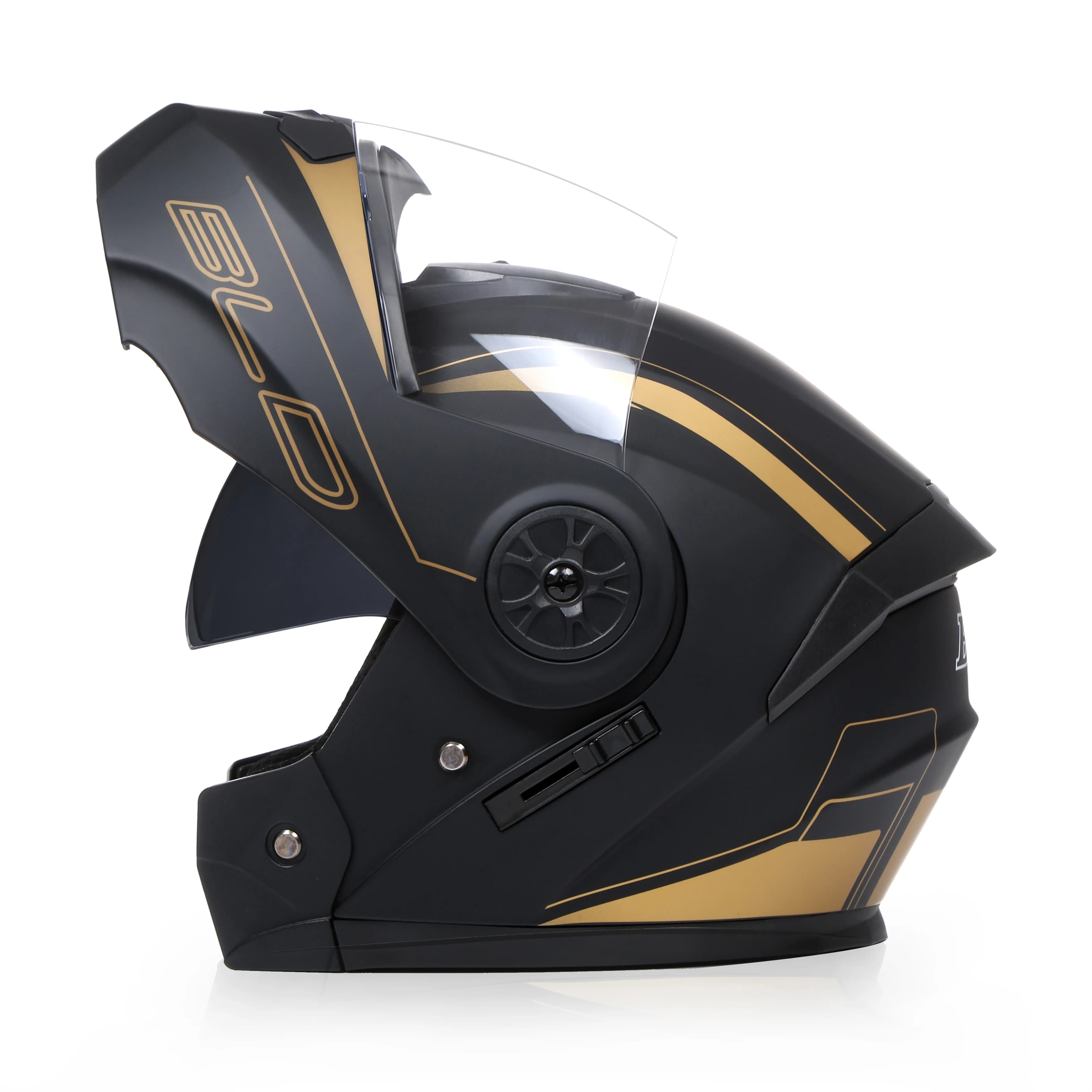 Flip Up Modular Full Face Motorcycle Helmet with Removable Liner — image 23