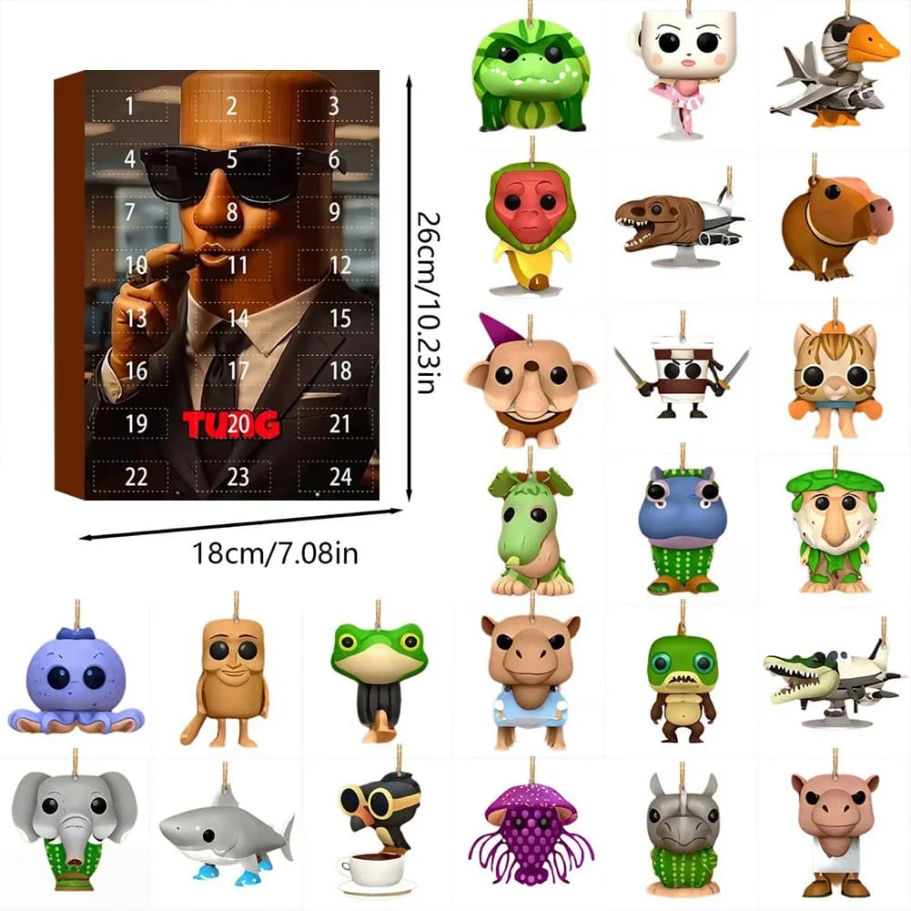 Blind Box Mystery Toy 24 Pcs Creative Abstract Art Doll Gift for Kids & Adults — image 9