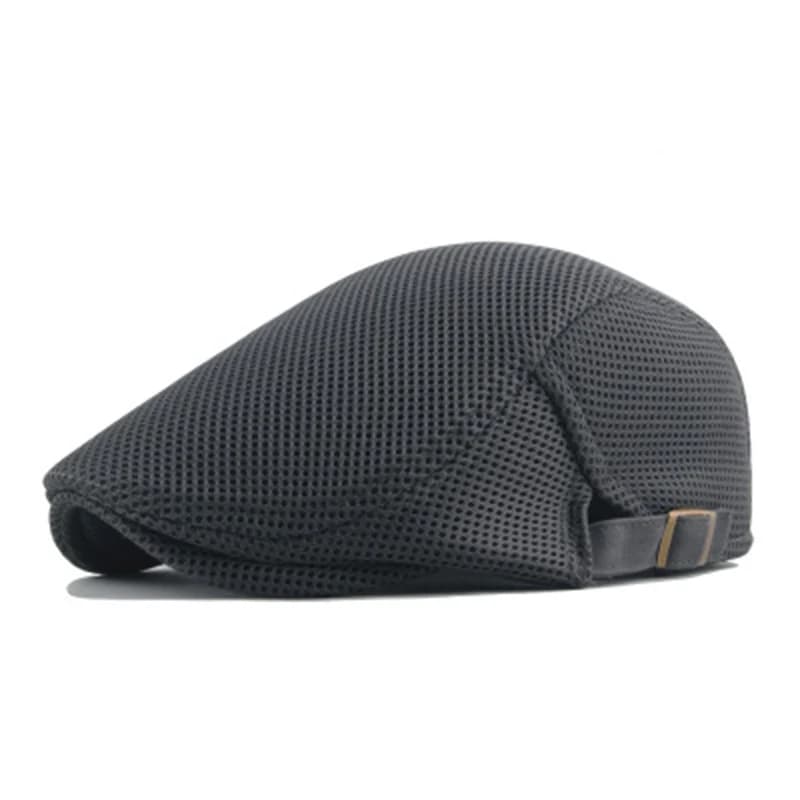 Men Mesh Newsboy Caps British Painters Hats Adjustable Flat Cap New Spring and U — image 8