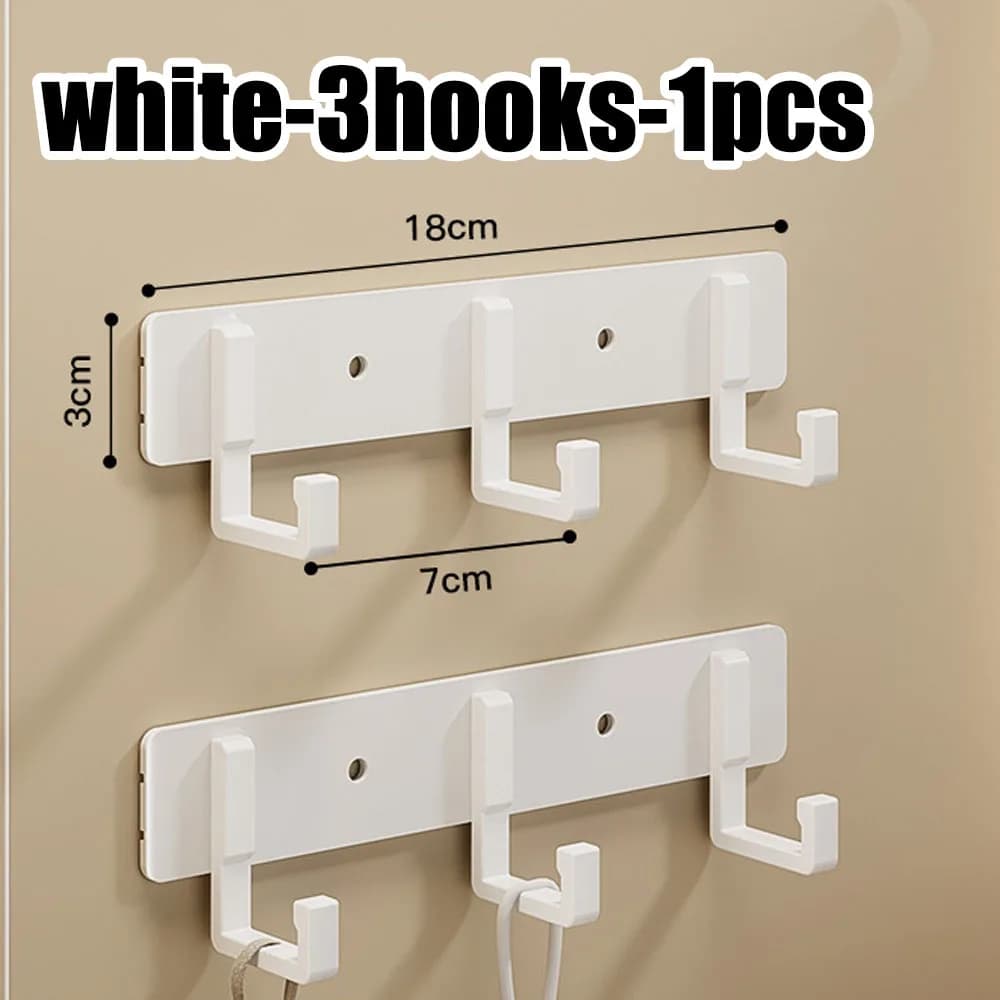 Aluminum Punch-Free Hooks Kitchen Storage Towel Hangers New Space Are Easy New U — image 11