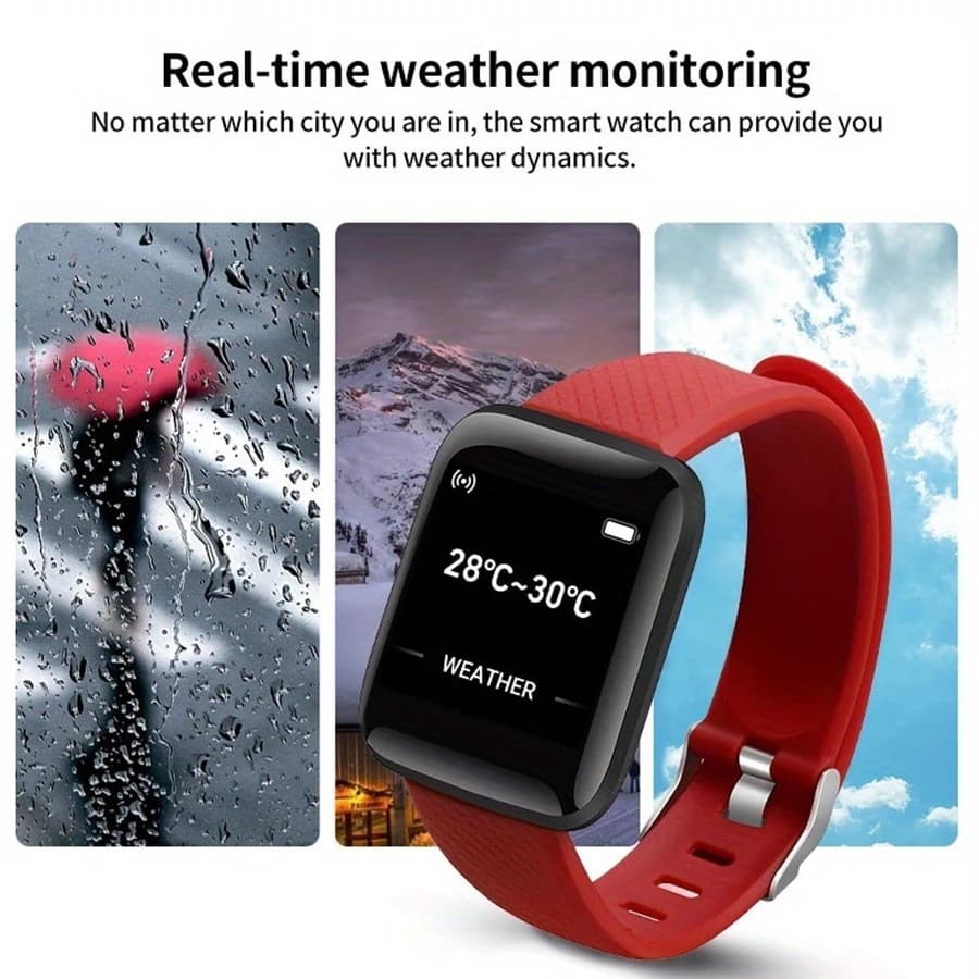 Smartwatch for Men Women Fitness Monitor Message Bracelet Android iOS — image 5