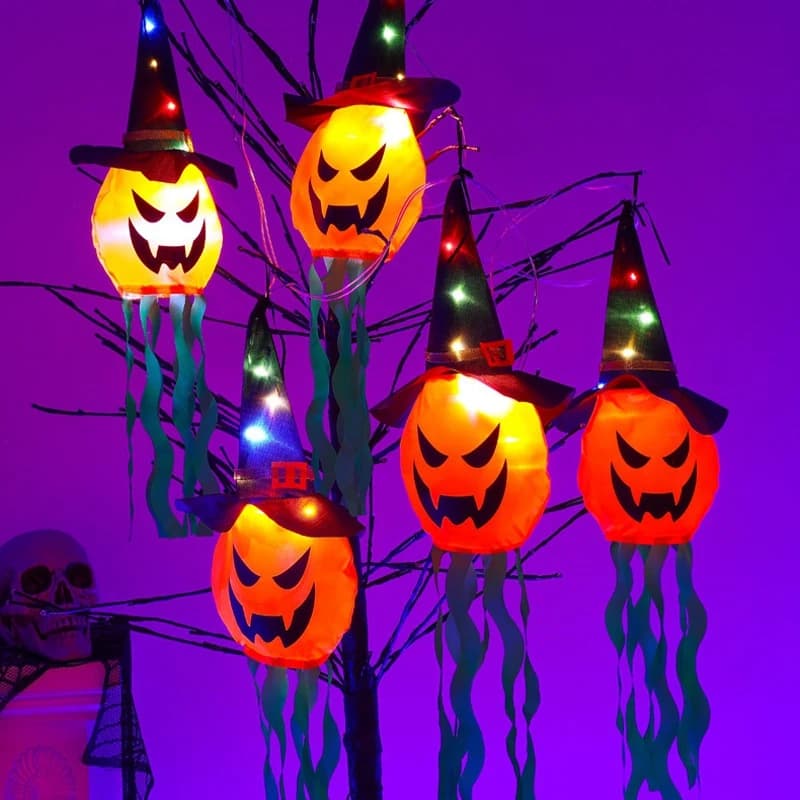 Halloween Ghost Decorations Lamp Glow in the Dark DIY Party Decor Home Yard — image 5