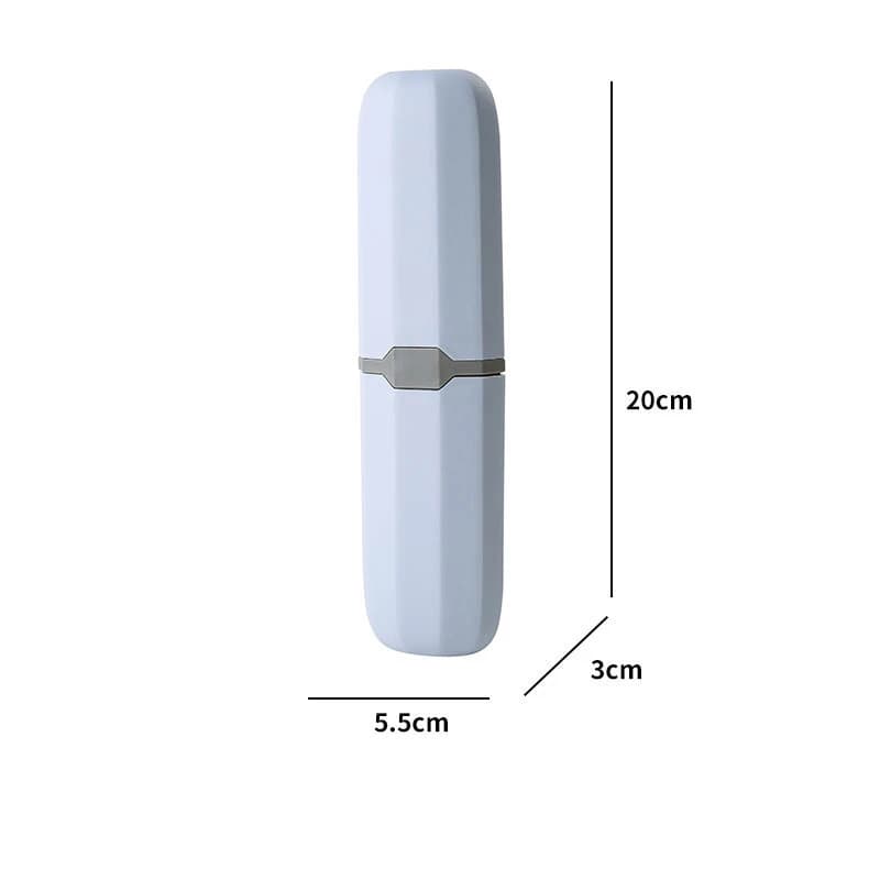 Portable Toothbrush Toothpaste Holder Case Travel Camping Storage Box — image 12