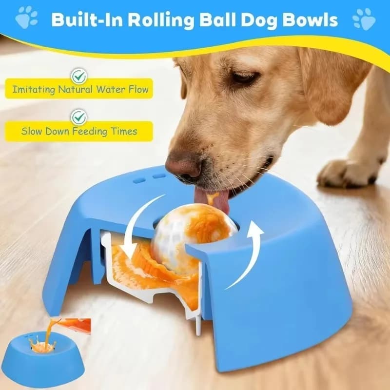Non Slip Raised Dog Bowl Anti Spill Pet Feeding Food Water Bowl for Puppy — image 2