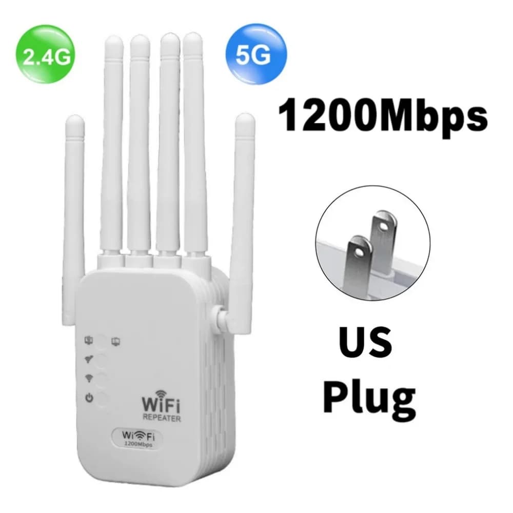 WiFi Repeater 1200Mbps Dual Band 2.4G 5G Wireless Range Extender 802.11ac — image 10