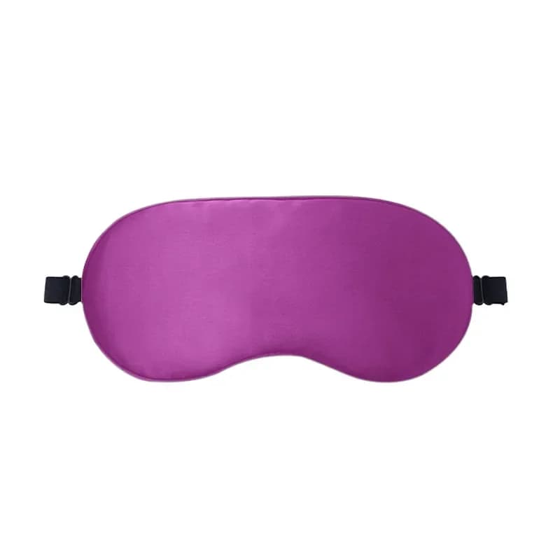 Sleep Eye Mask Blackout 100% Zero Pressure Silk Blindfold Adjustable New Soft UK — image 9
