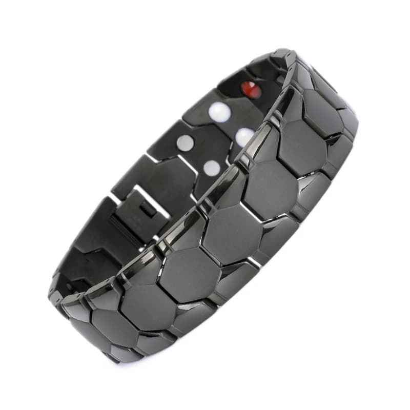 Men's Magnetic Hematite Beads Stretch Bracelet Jewellery — image 6