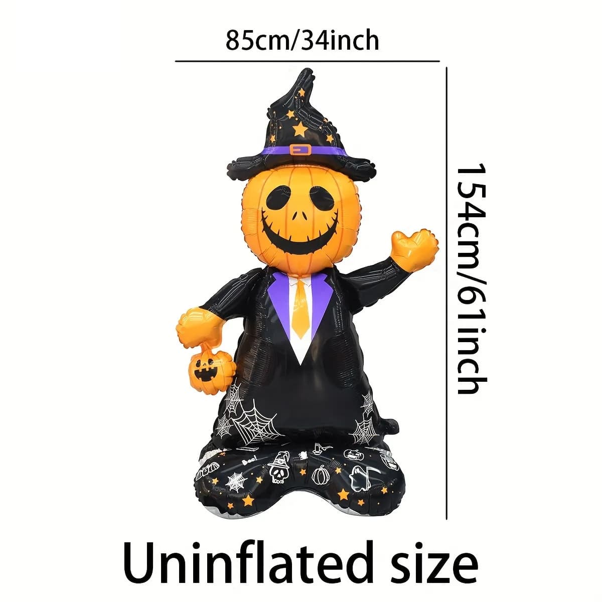 Halloween Aluminium Foil Balloons Bat Pumpkin Ghost Monster Party Large — image 19