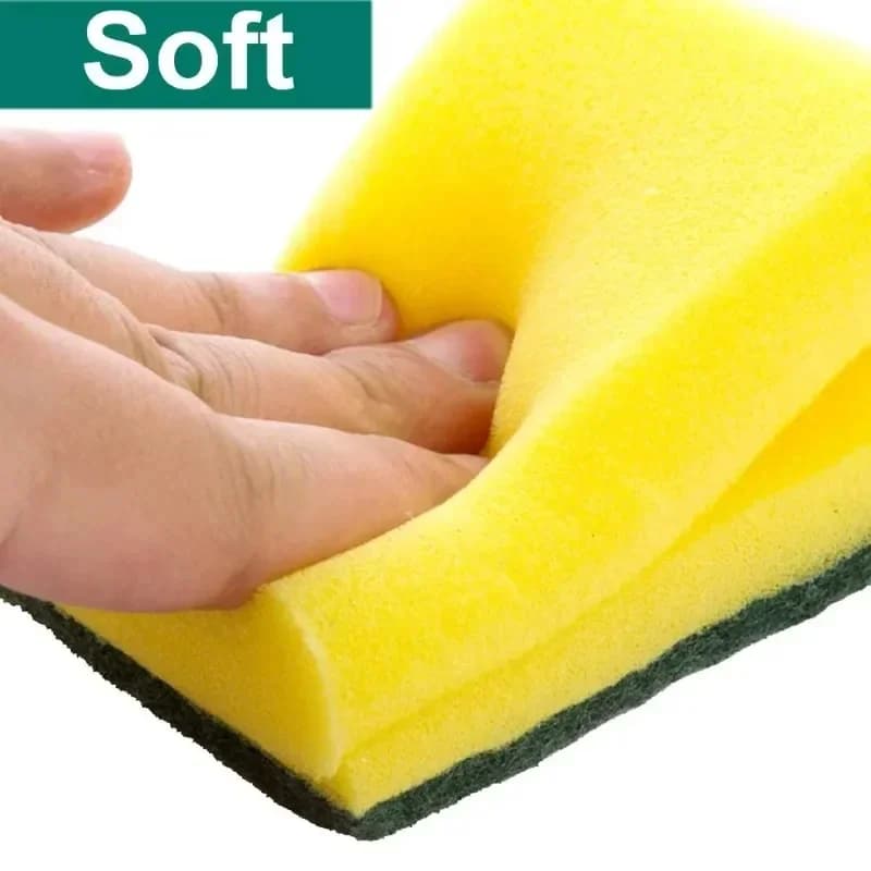 Magic Cleaning Sponge Double Sided Pot Rust Brush Kitchen Cleaning Tool — image 6