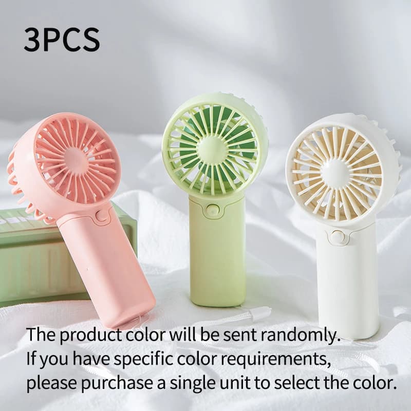 Portable Mini Handheld Fan Lightweight Low Noise Electric Fan Compact Size — image 7