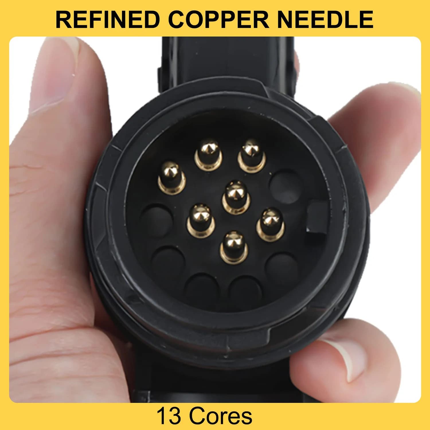 13 Pin to 7 Pin Trailer Towing Adapter Plug 12V Caravan Truck Towbar Connector — image 4