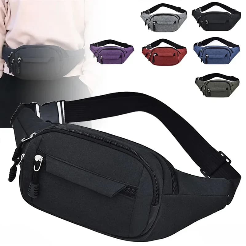 Waist Bag for Men Women Large Capacity Belt Bag Anti Splash New 2024 Mobile Wear — image 2