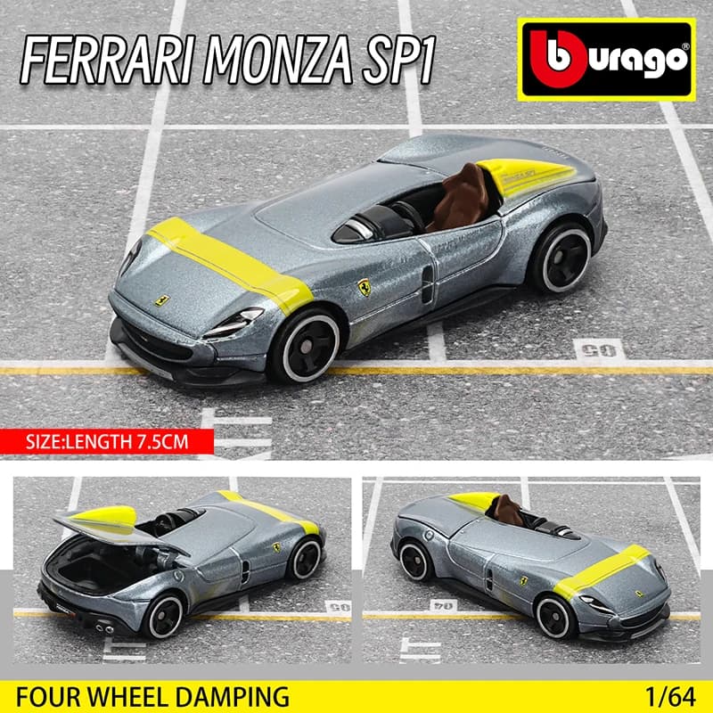 1:64 Die-Cast Car Model Collection Toy Bburago Golf 2017 2020 Gift for Boys Kids — image 13