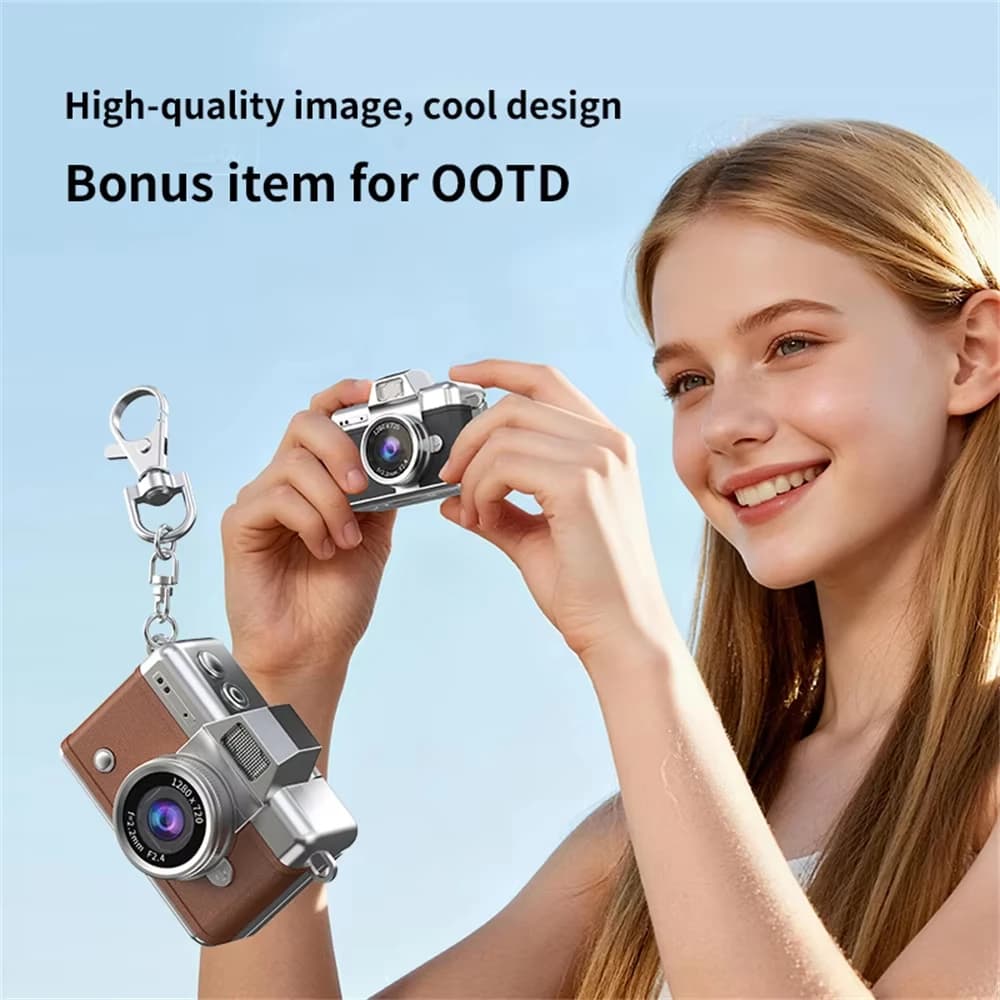Mini Digital Camera Keychain 1.47 Flip Screen HD Video Recorder New Ourlife Inch — image 3