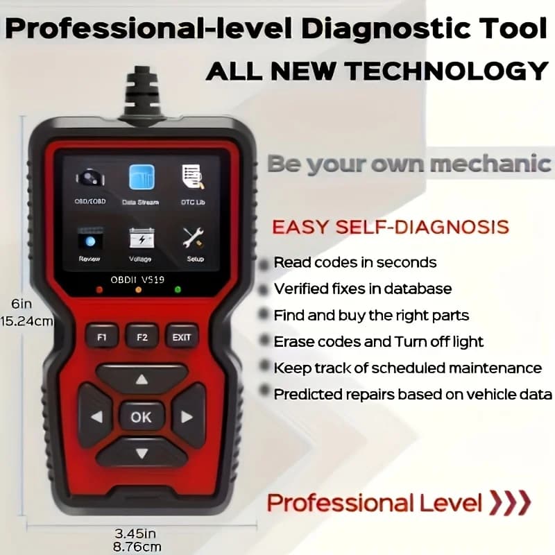 OBD2 Scanner USB Diagnostic Tool Engine Fault Code Reader V519 Professional — image 2