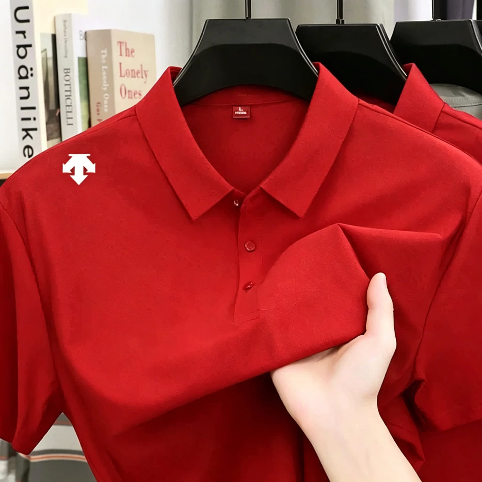 Men's Embroidery Polo Shirt Fashion Sports Top Summer Breathable Comfortable — image 7