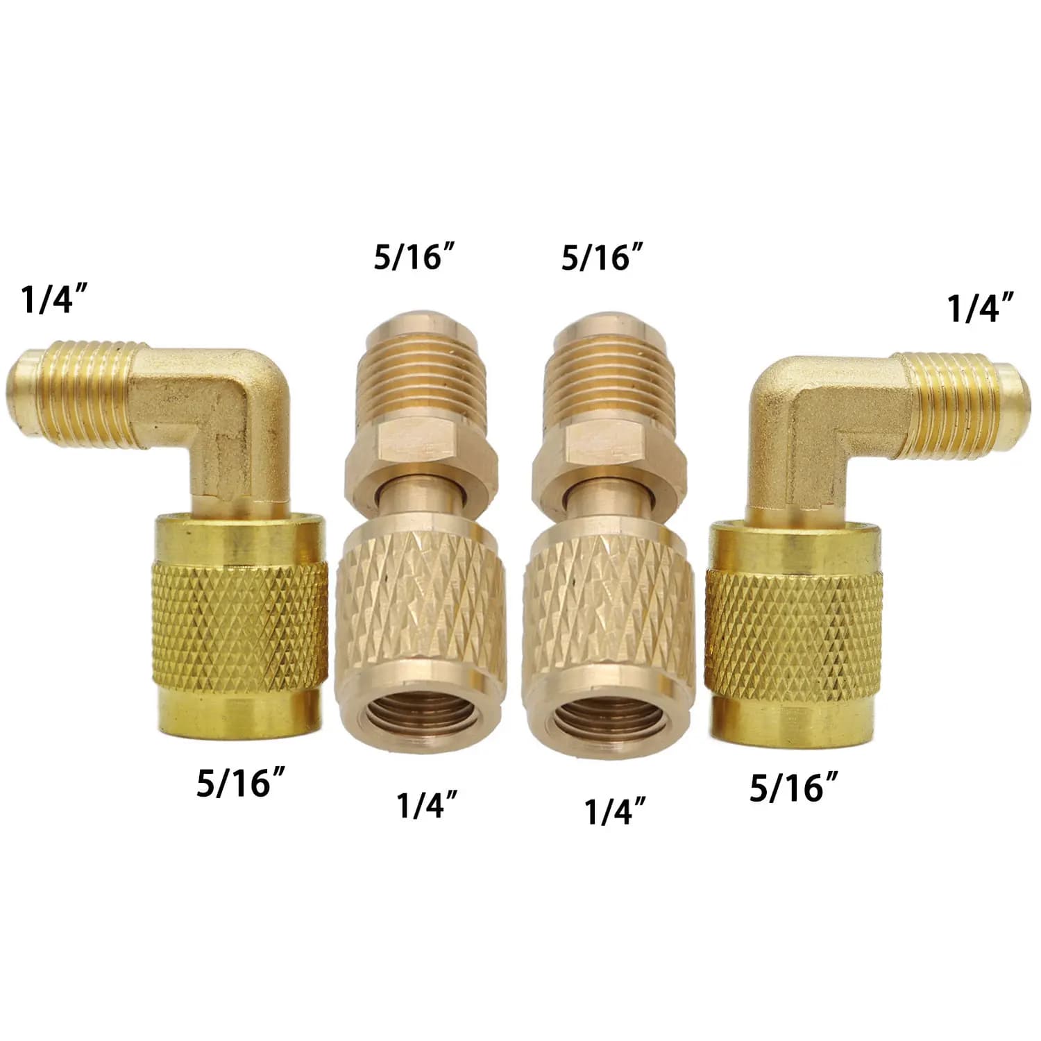 Vacuum Pump Brass Adapter R410a 5/16 SAE F To 1/4 SAE New 1PCS Quick Couplers UK — image 7