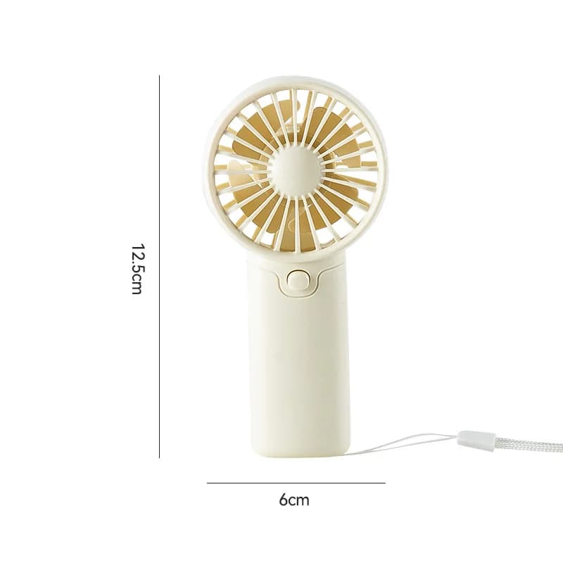 Portable Mini Handheld Fan Battery Powered Pocket Air Cooler Small — image 8
