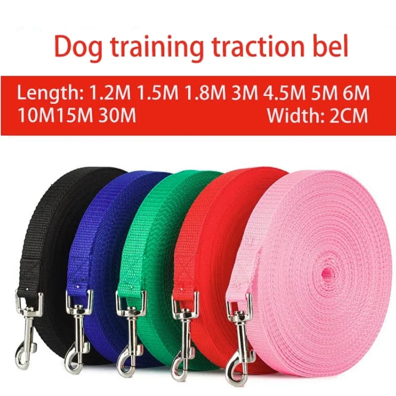 Dog Training Leash 1.2M-30M Nylon Long Lead Traction Rope Walking UK — image 2