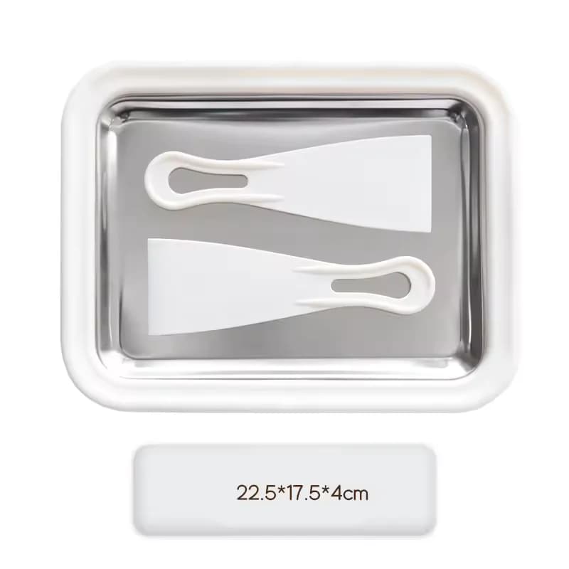 Rolled Ice Cream Maker Pan DIY Frozen Yogurt Stir Fry Ice Tray Cold Sweet UK — image 2
