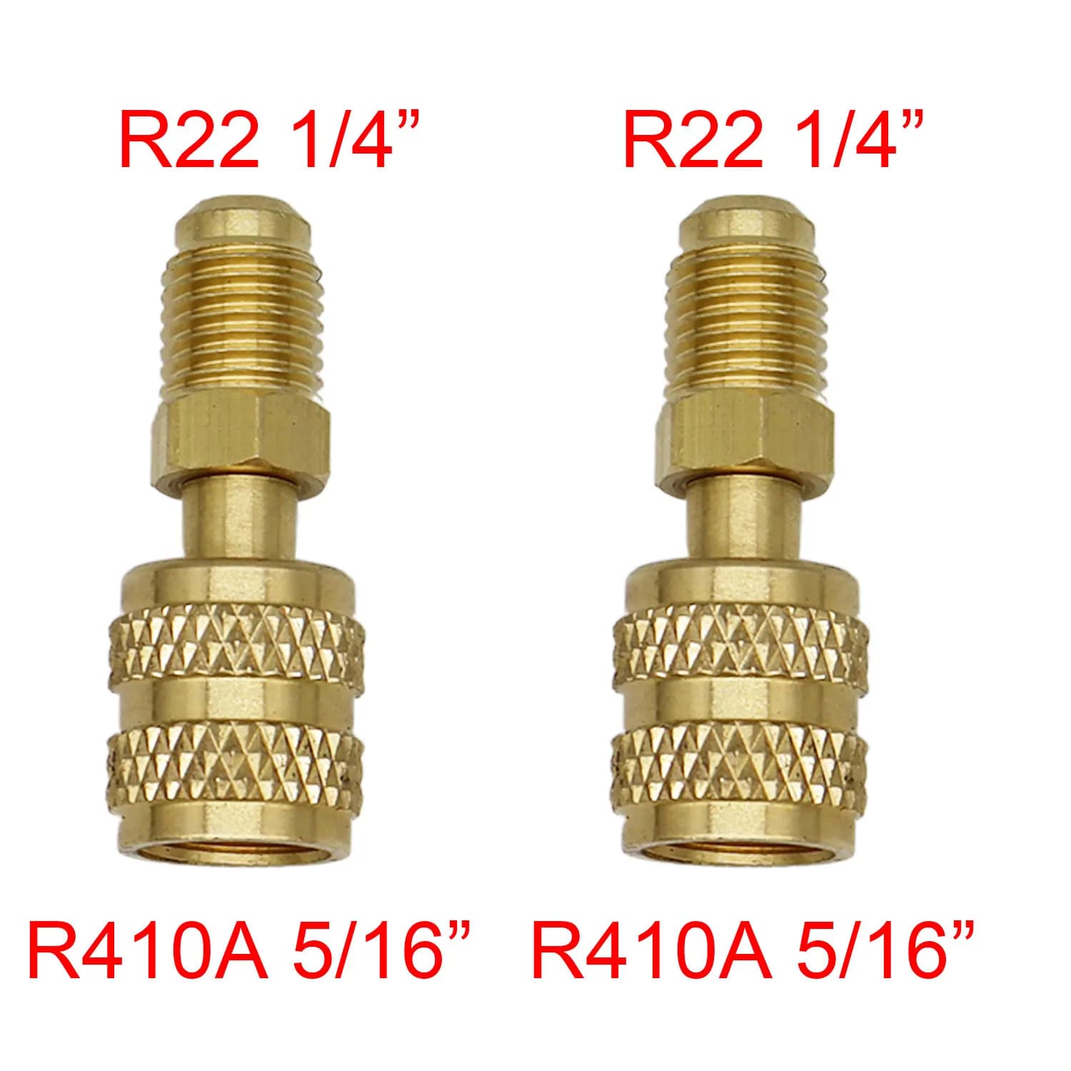 Vacuum Pump Brass Adapter R410a 5/16 SAE F To 1/4 SAE New 1PCS Quick Couplers UK — image 9