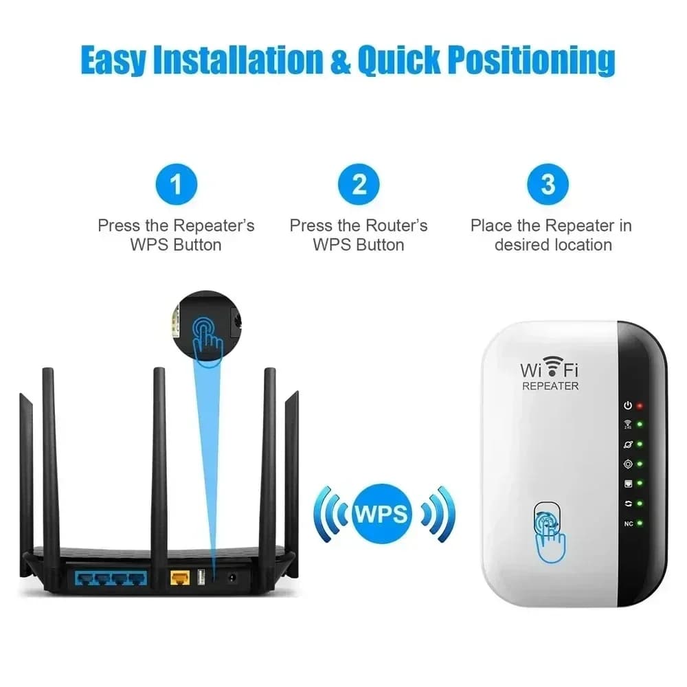 300Mbps WiFi Extender Repeater Amplifier 802.11N Wireless Signal Booster — image 5