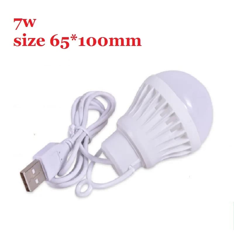 USB LED Camping Lamp Portable Mini Bulb 5V Book Reading Desk Light — image 10