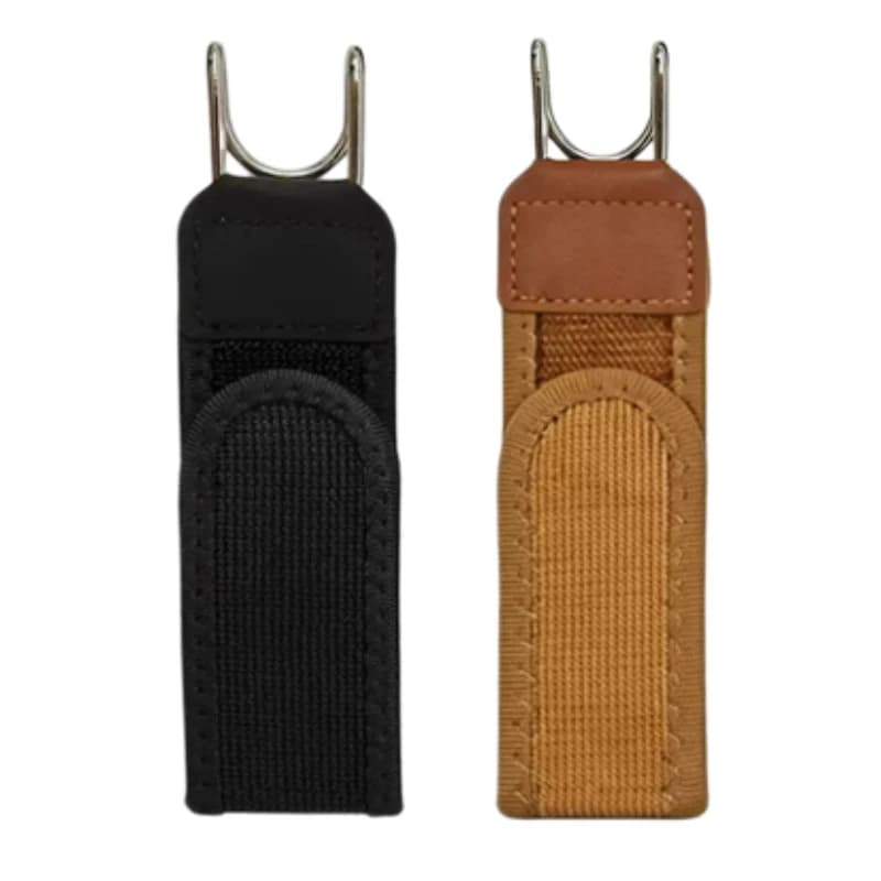 Elastic Belt No Buckle Adjustable Invisible Waistband with Metal Hook and Velcro — image 9