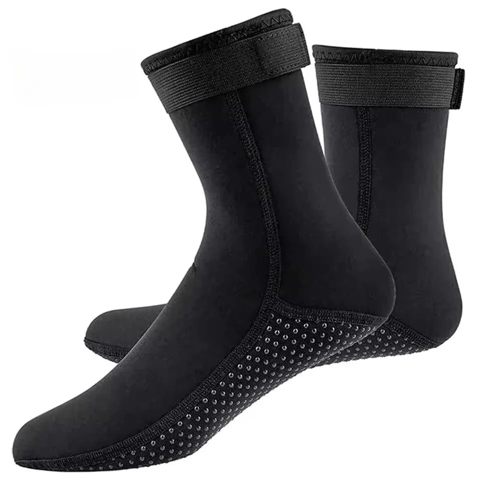 3mm Neoprene Socks Wetsuit Shoes Non Slip Surf Swim Fins Socks New Warm Beach UK — image 2