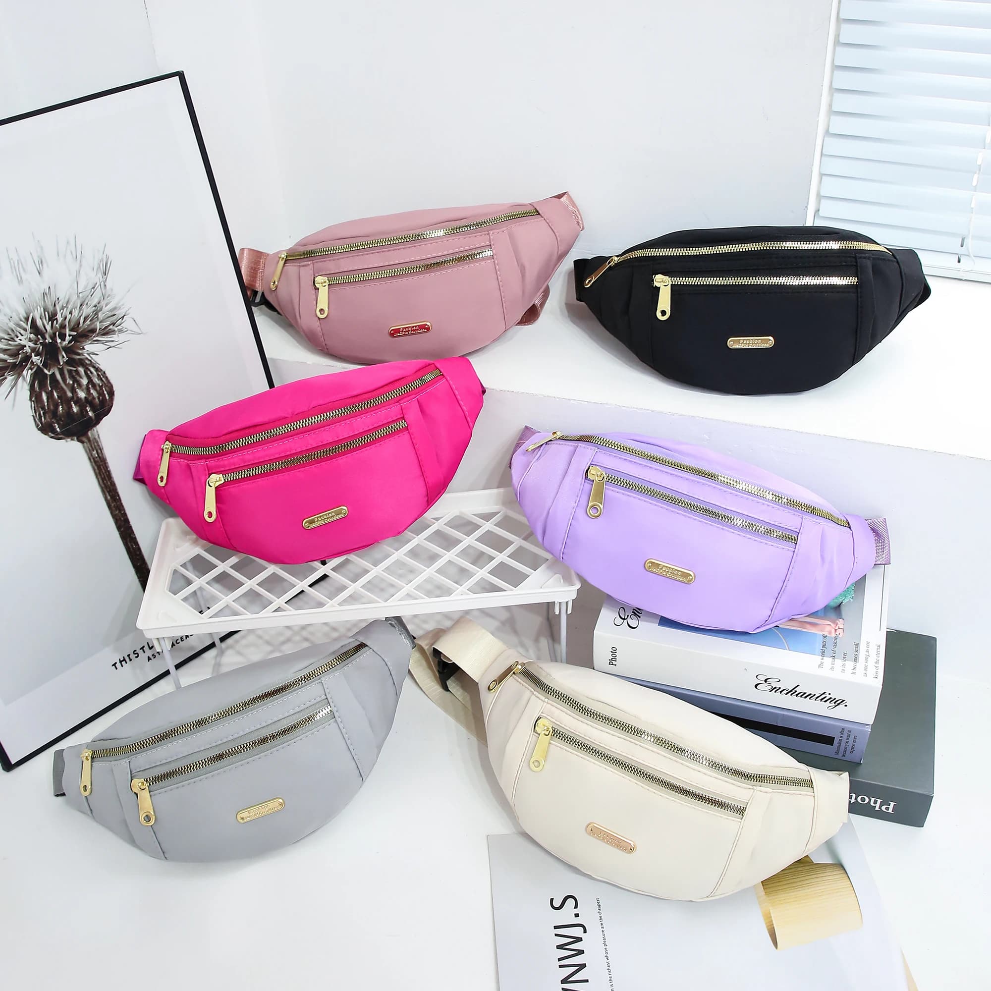 Women's Crossbody Waist Bag Fanny Pack Adjustable Shoulder Belt Travel Purse — image 2