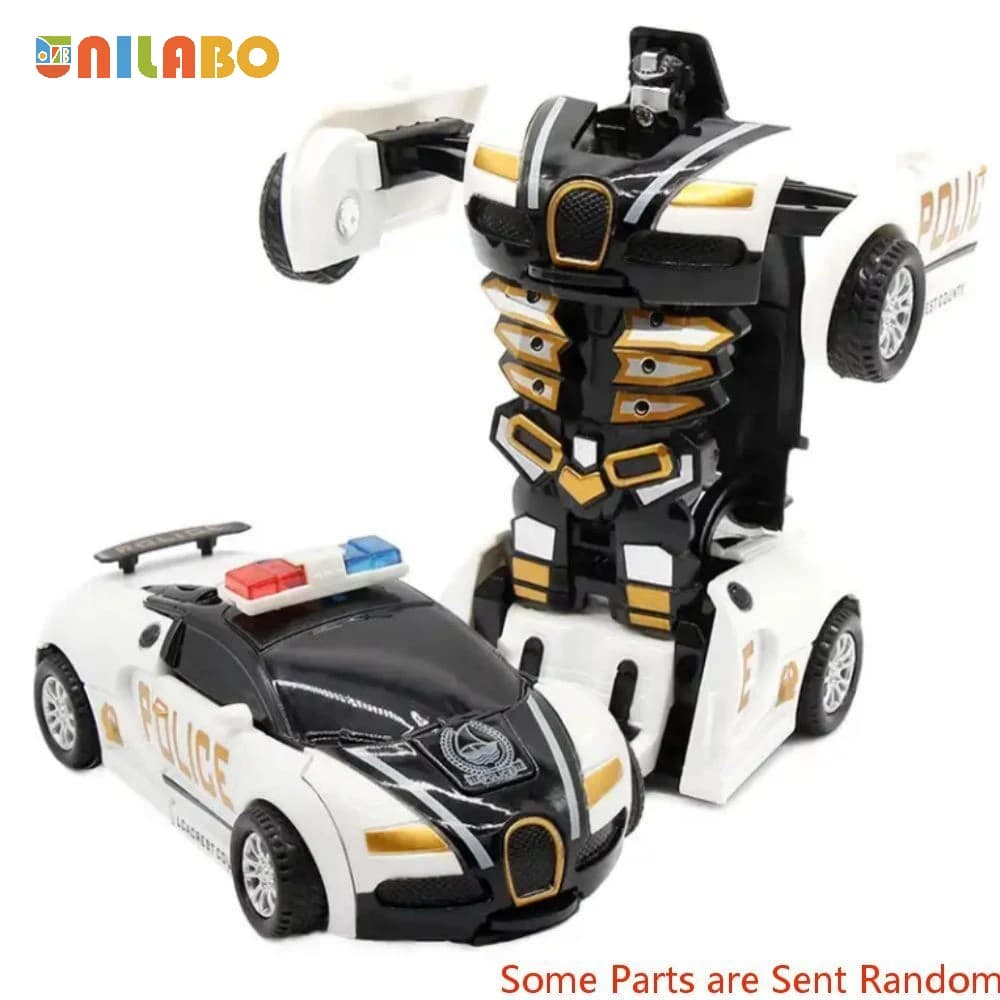 Transformable Robot Sports Car Toy Educational Kids Gift No Batteries Required — image 13