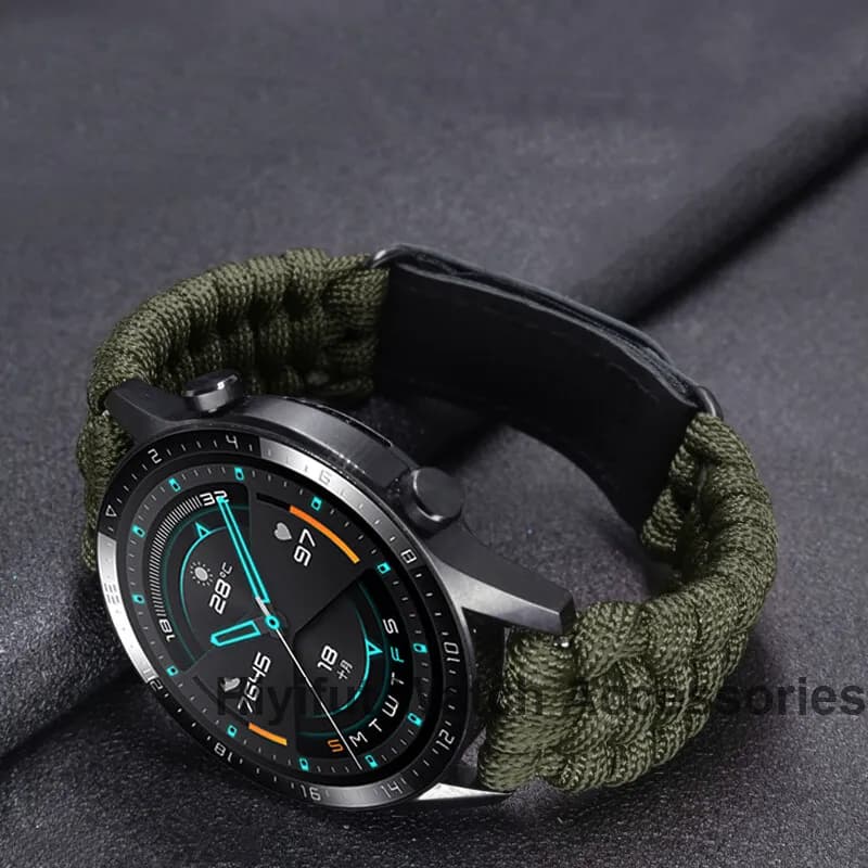 Braided Watch Band 20mm 22mm Universal Velcro Strap for Galaxy Watch Gear S3 — image 14