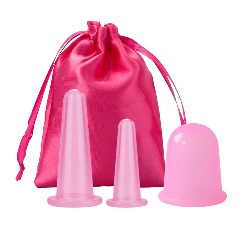 Silicone Vacuum Suction Cups Massage Therapy Body Cans Jars — image 9