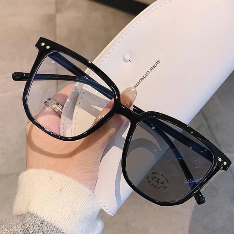 Photochromic Myopia Glasses Colour Changing Square Smart Sunglasses Trendy — image 10