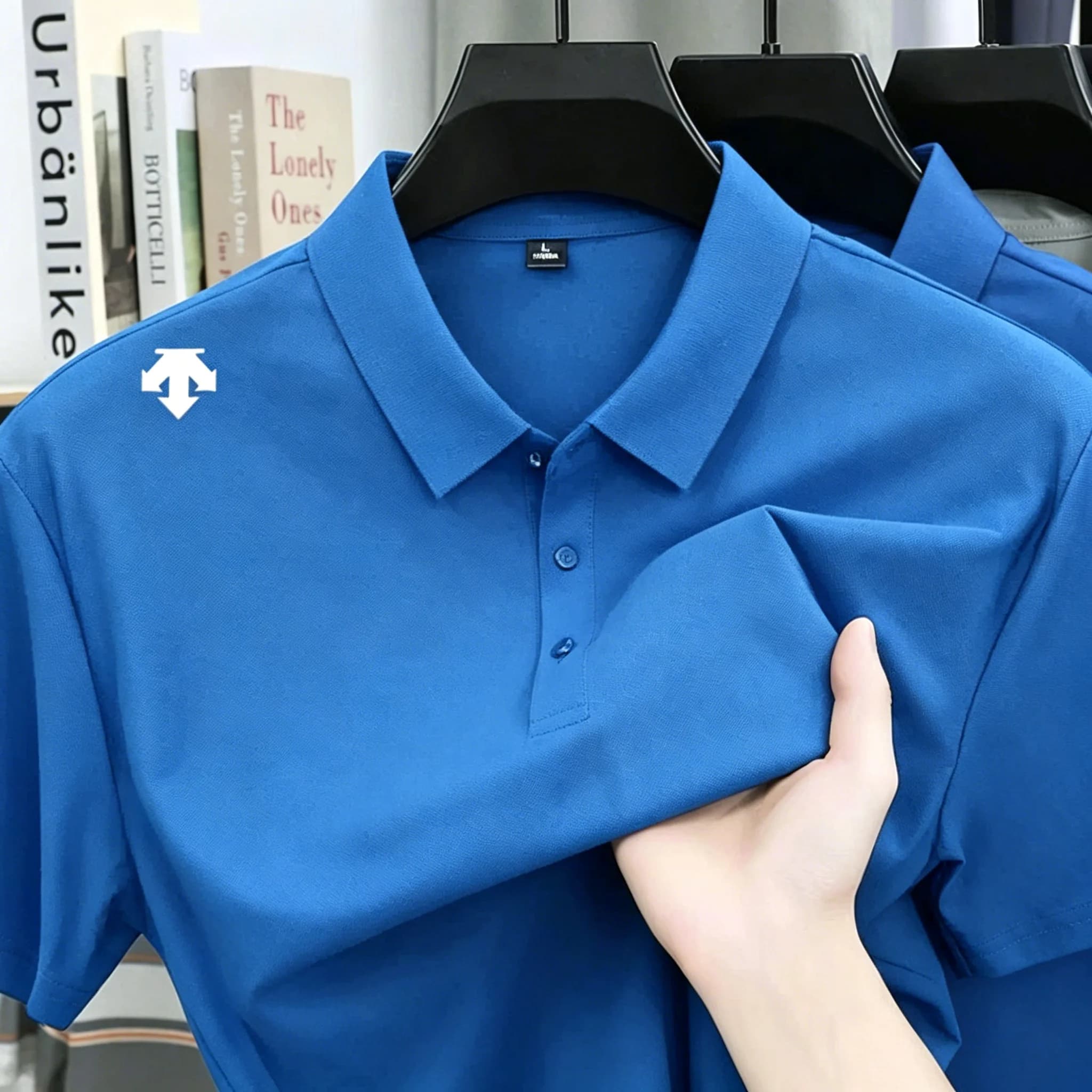 Men's Embroidery Polo Shirt Fashion Sports Top Summer Breathable Comfortable — image 5