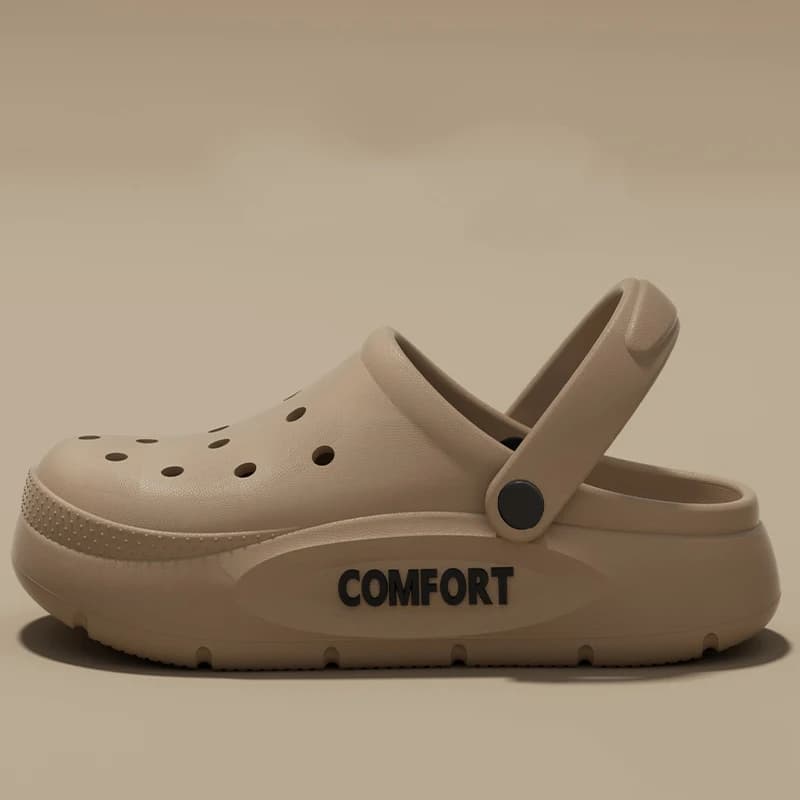 Women's Men's Summer Slippers Anti-Slip Couple Hollow Covered Toe Indoor — image 7