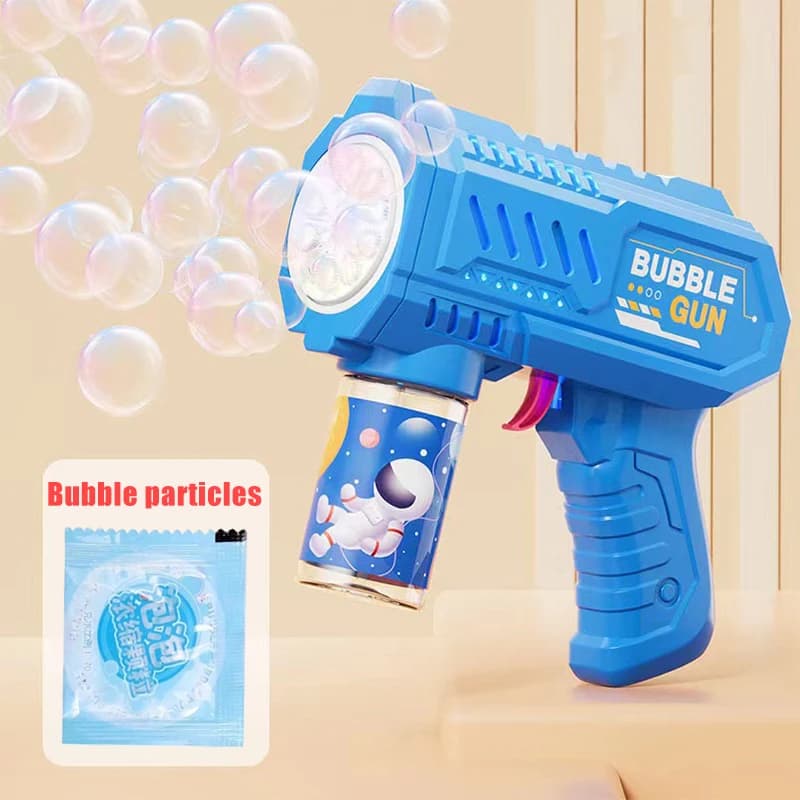 Fully Automatic Bubble Gun Machine Blower Toy for Kids Beach Outdoor Rocket — image 15