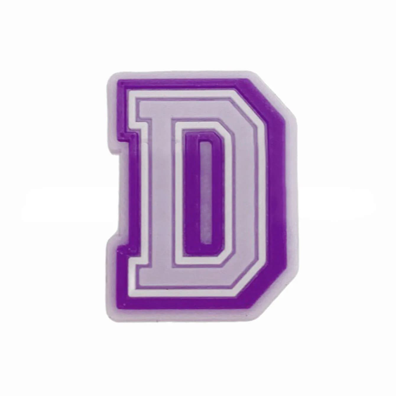 Purple Alphabet Letter Pins Shoe Charms for Crocs Clogs Slides DIY Bubble — image 24