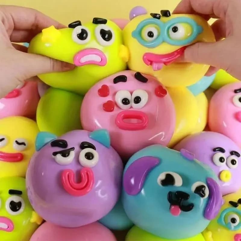 Funny Dog Face Squishy Squeeze Toy Slow Rising Stress Relief Fidget Toy — image 3