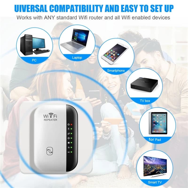 300Mbps WiFi Repeater Signal Booster 802.11N Wireless Amplifier Extender — image 3