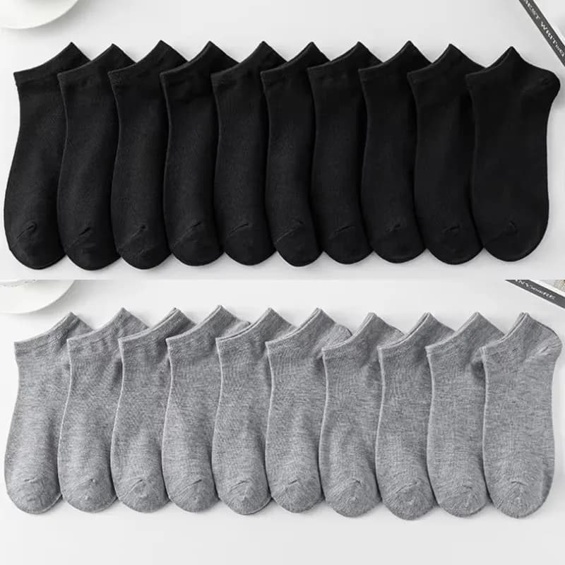Invisible Boat Socks Women Men Low Cut Non-Slip Silicone No-Show 30 Pairs — image 21