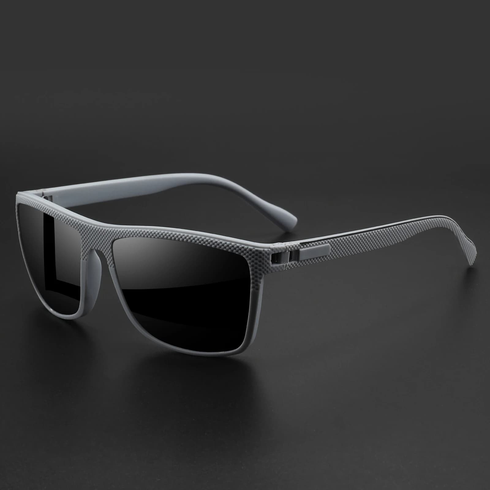 Polarised Square Sunglasses with Spring Hinge for Cycling and Fishing — image 15