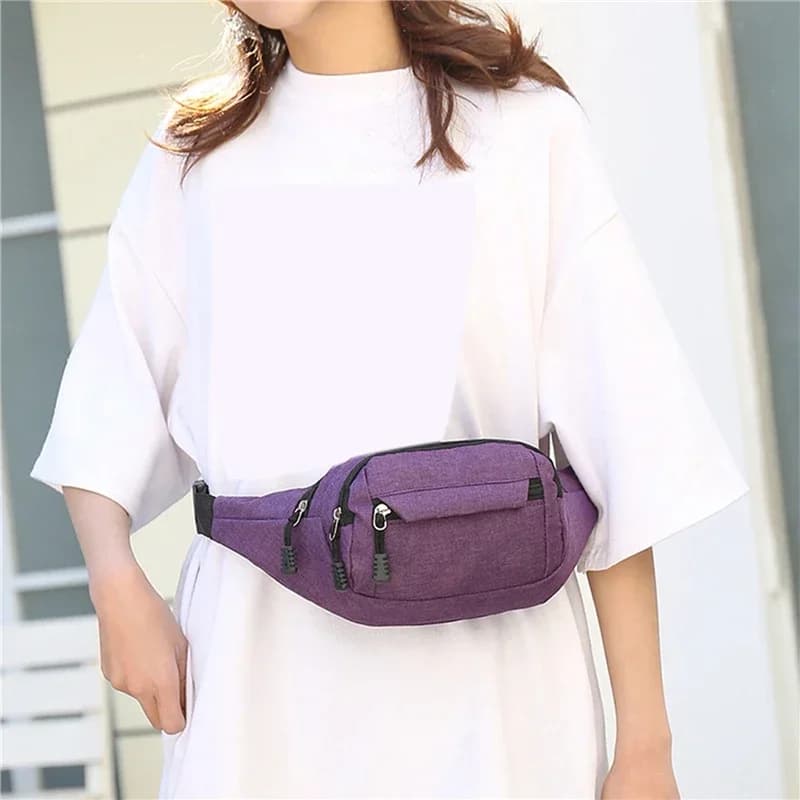Waist Bag for Men Women Large Capacity Belt Bag Anti Splash New 2024 Mobile Wear — image 4