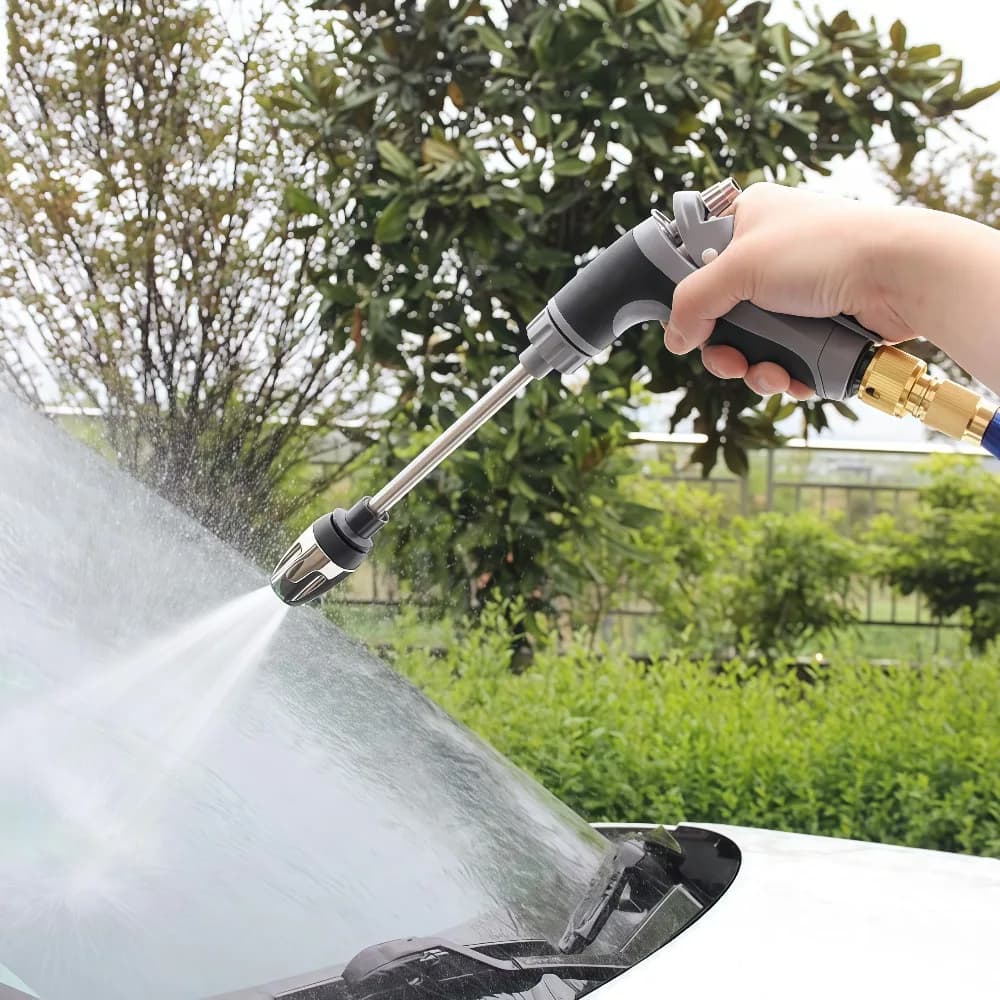 High-Pressure Car Washing Water Gun Garden Hose Nozzle Foam Cleaner New External — image 5