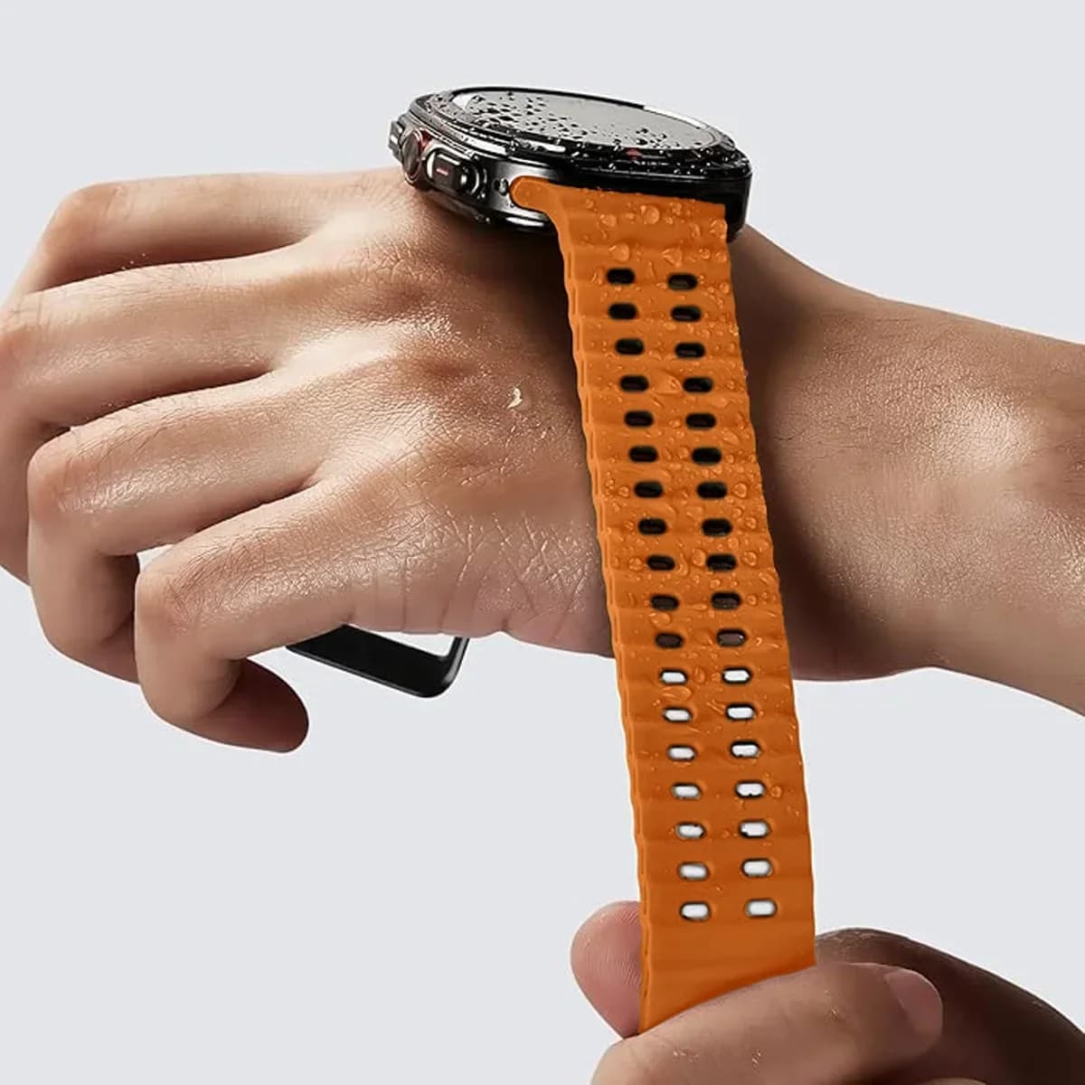 Sport Silicone Watch Strap Band Bracelet 47mm Smartwatch Replacement — image 4