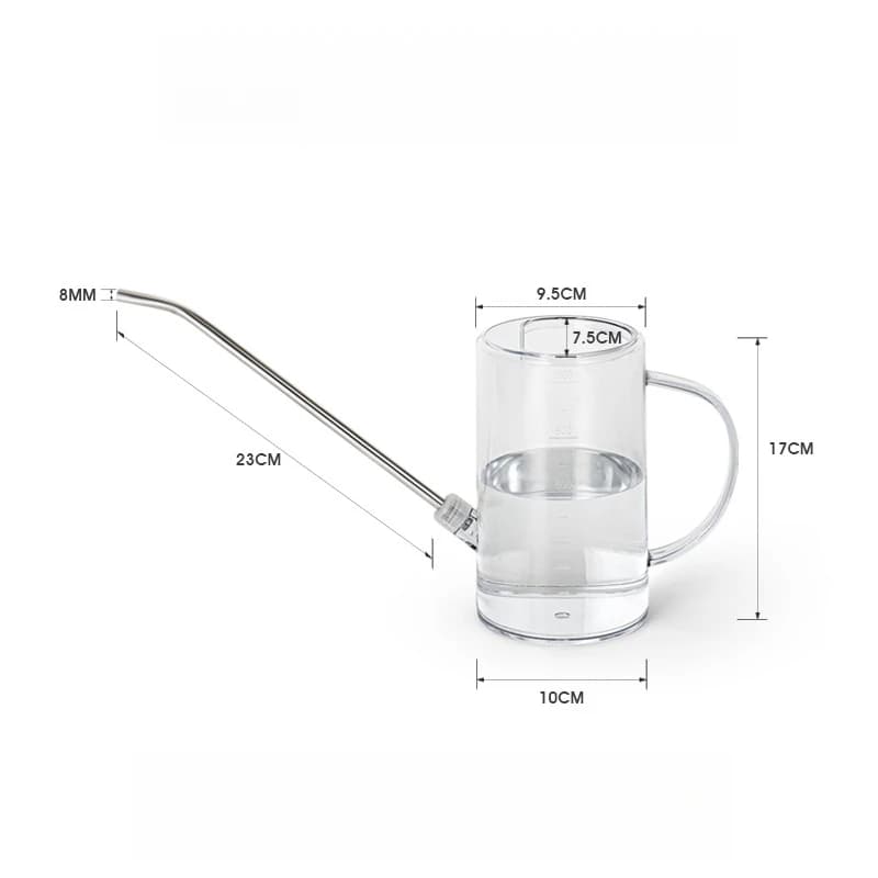 1L Watering Can with Gardening Shovel Set Garden Irrigation Spraying Long Spout — image 7